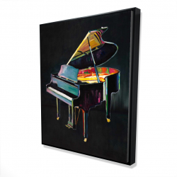 Colorful realistic piano