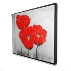 Three poppies