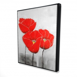 Three poppies