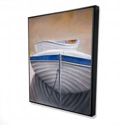 Two canoe boats