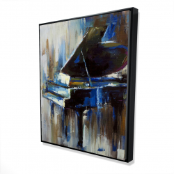Piano à queue abstrait