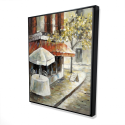 Rue déserte et ensoleillée
