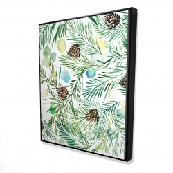 Motif cocotte de pins