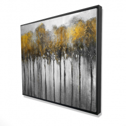Forêt abstraite jaune