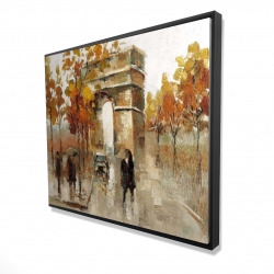 Arc de triomphe in autumn