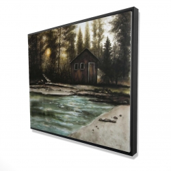 Cabane dans le bois