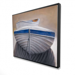 Two canoe boats