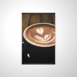 Artistic cappuccino