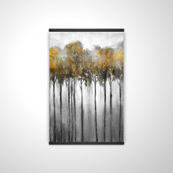 Forêt abstraite jaune