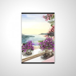 Vue sur la mer méditerranée