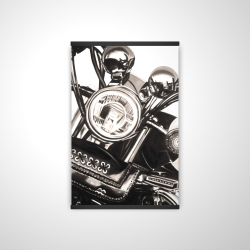 Realistic sepia motorcycle 
