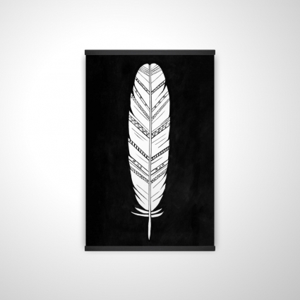 Plume à motif