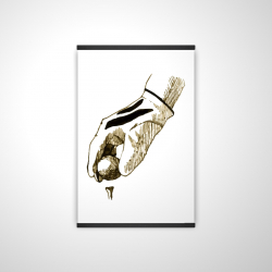 Illustration of a golf glove