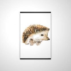 Watercolor hedgehog