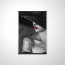 Femme mystérieuse avec un chapeau