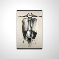 Petit cyclomoteur noir