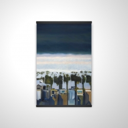 Vue d'oiseau de la plage