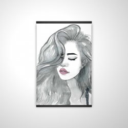 Beautiful female hair