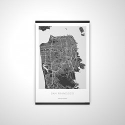 San francisco graphic map