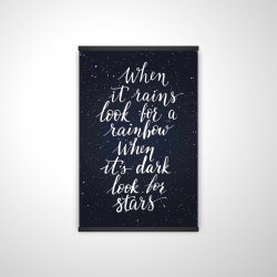 Rainbow and stars