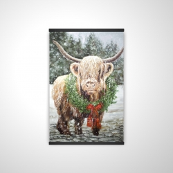 Vache highland de noël