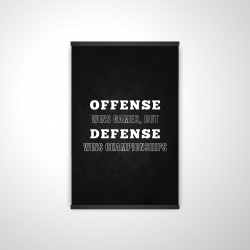 Offense wins games...