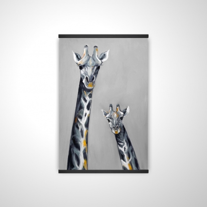 Steel blue giraffe