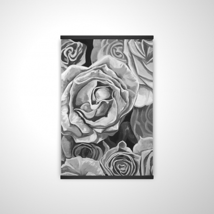Grayscale roses