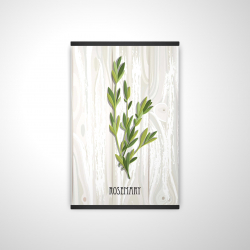Romarin sur bois