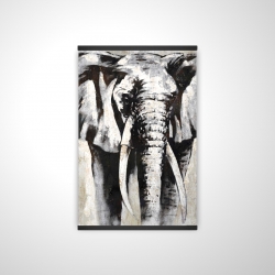 éléphant en beige