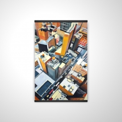 High top view of buildings in new york