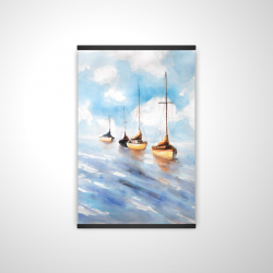Sailboats in the sea