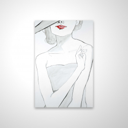 Woman with hat
