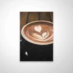 Artistic cappuccino