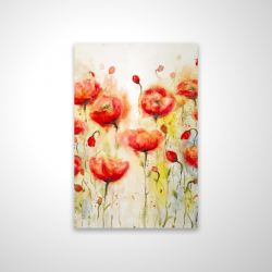 Red flowers garden