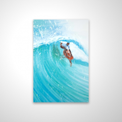 Surfer in the middle of the wave