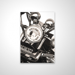 Realistic sepia motorcycle 
