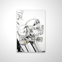 Lumière d'une moto