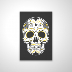 Mexican sugar skull art