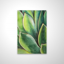 Watercolor agave plant