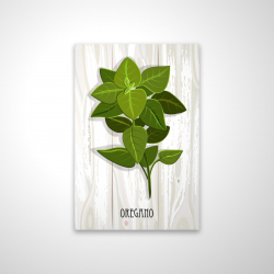 Origan sur bois