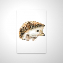 Watercolor hedgehog