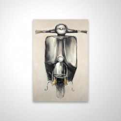Petit cyclomoteur noir