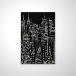 Illustrative city towers