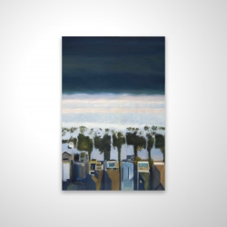 Vue d'oiseau de la plage