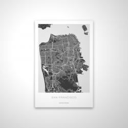 San francisco graphic map