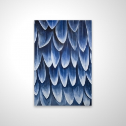Plumage bleu