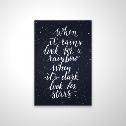 Rainbow and stars