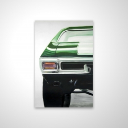 Voiture classique vert forêt 