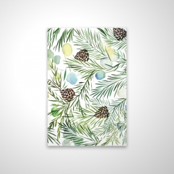 Motif cocotte de pins